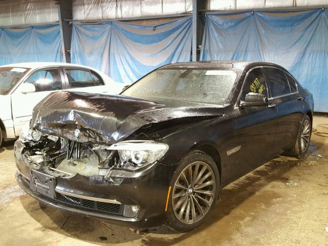 WBAKB4C57BC574305 - 2011 BMW 740 LI BLACK photo 2