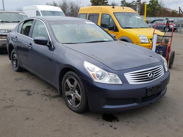 JNKCV61F39M050979 - 2009 INFINITI G37 BLUE photo 1