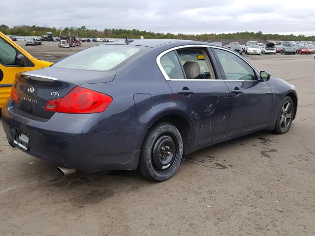 JNKCV61F39M050979 - 2009 INFINITI G37 BLUE photo 4