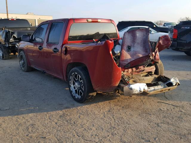 1GCCS136658280674 - 2005 CHEVROLET COLORADO RED photo 3