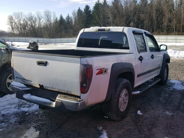 1GCDT136548108670 - 2004 CHEVROLET COLORADO WHITE photo 4