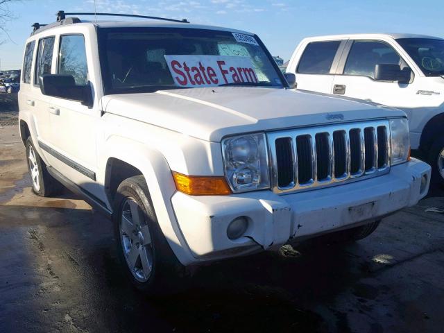1J8HH48K98C132072 - 2008 JEEP COMMANDER WHITE photo 1