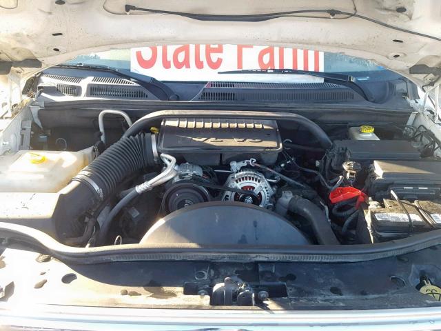 1J8HH48K98C132072 - 2008 JEEP COMMANDER WHITE photo 7