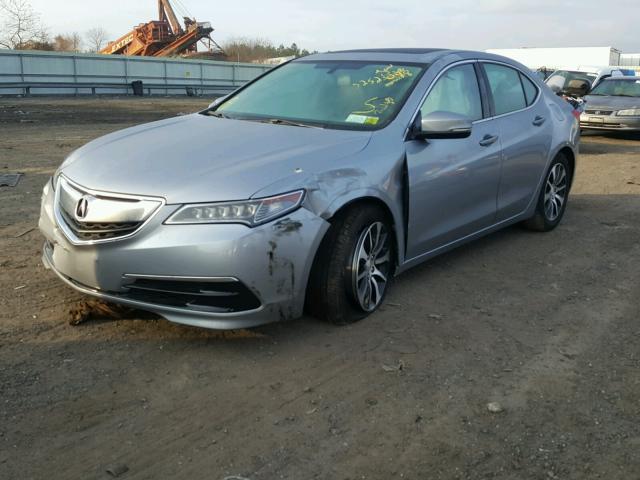 19UUB1F35GA013884 - 2016 ACURA TLX BLUE photo 2