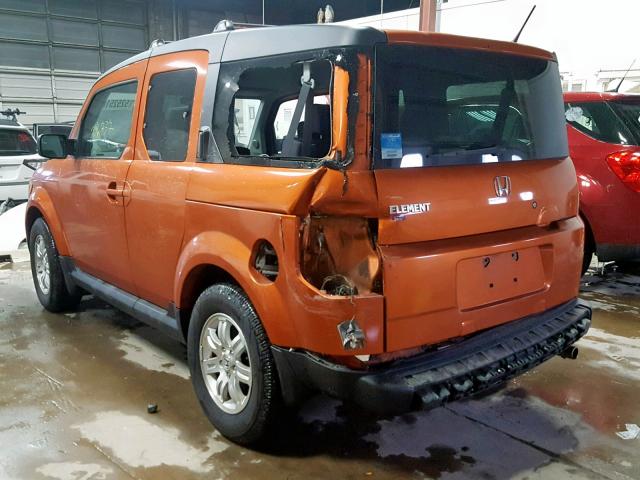 5J6YH18796L005430 - 2006 HONDA ELEMENT EX ORANGE photo 3