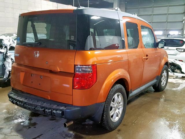 5J6YH18796L005430 - 2006 HONDA ELEMENT EX ORANGE photo 4