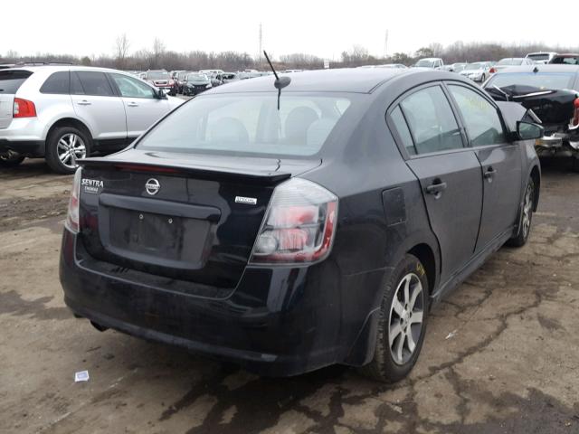 3N1AB6AP8CL634972 - 2012 NISSAN SENTRA 2.0 BLACK photo 4