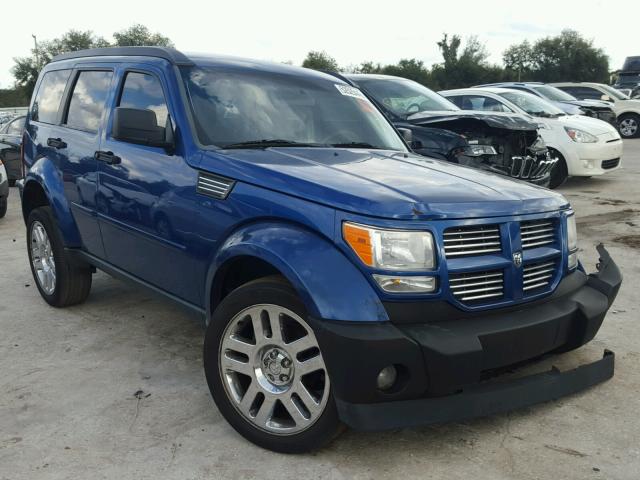 1D4PT4GK6AW173754 - 2010 DODGE NITRO HEAT BLUE photo 1