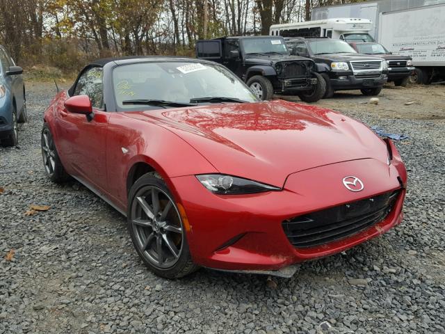 JM1NDAD75G0100726 - 2016 MAZDA MX-5 MIATA RED photo 1