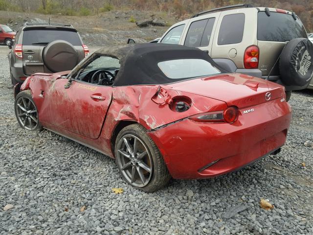 JM1NDAD75G0100726 - 2016 MAZDA MX-5 MIATA RED photo 3