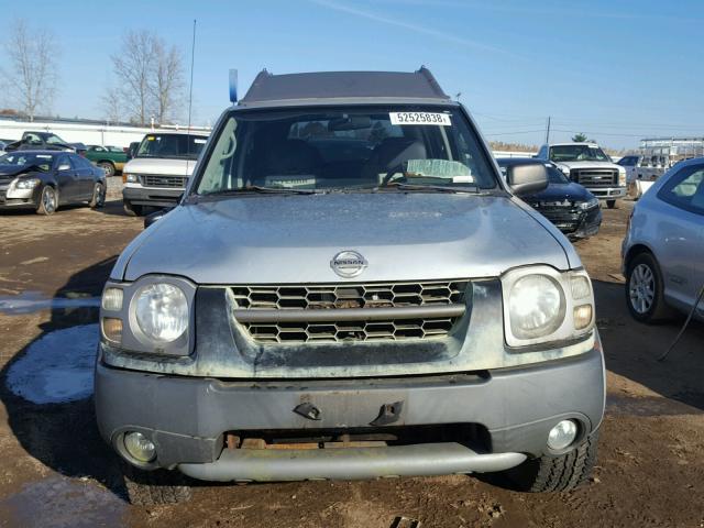 5N1MD28Y52C549413 - 2002 NISSAN XTERRA SE SILVER photo 9