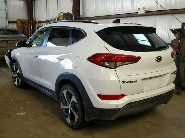 KM8J3CA2XGU046690 - 2016 HYUNDAI TUCSON LIM WHITE photo 3