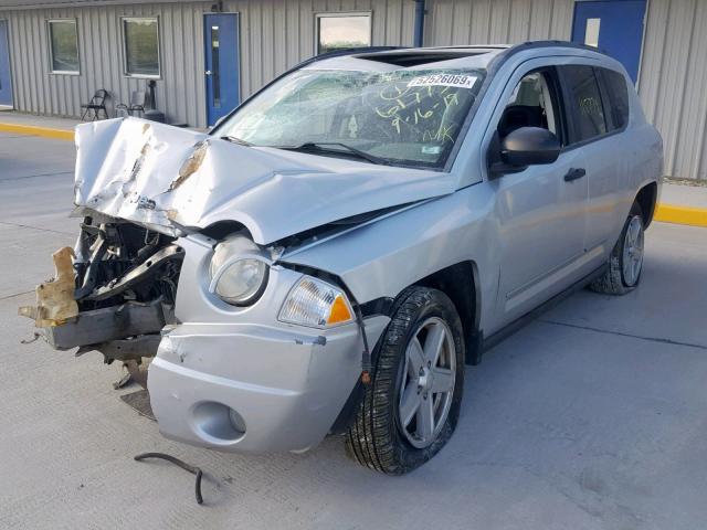 1J8FT47W38D781788 - 2008 JEEP COMPASS SP SILVER photo 2