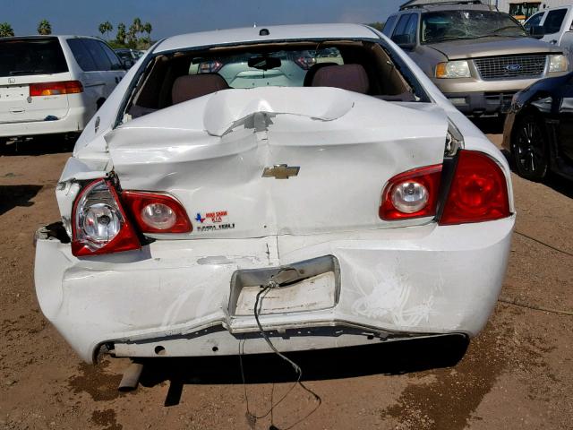 1G1ZB5EB1A4105822 - 2010 CHEVROLET MALIBU LS Ağ foto 9