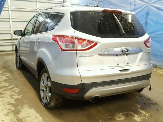 1FMCU9J96EUD49694 - 2014 FORD ESCAPE TIT SILVER photo 3