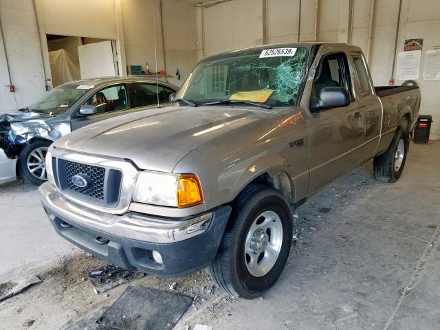 1FTZR45E44PB08725 - 2004 FORD RANGER SUP BEIGE photo 2