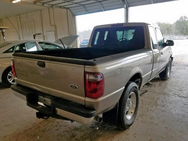 1FTZR45E44PB08725 - 2004 FORD RANGER SUP BEIGE photo 4