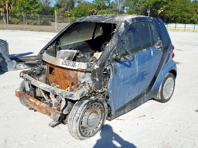 WMEEJ3BA7DK603274 - 2013 SMART FORTWO PUR BURN photo 2