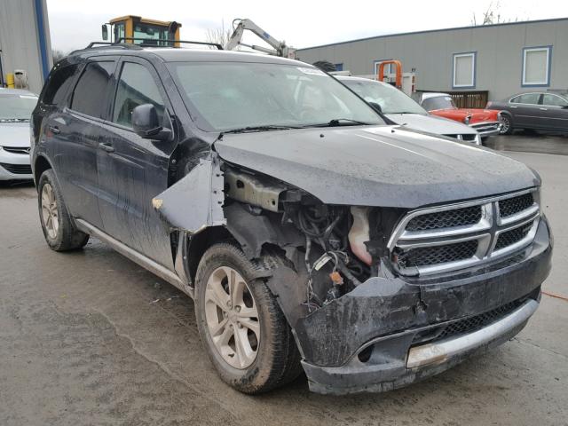 1D4RE4GG6BC662771 - 2011 DODGE DURANGO CR BLACK photo 1