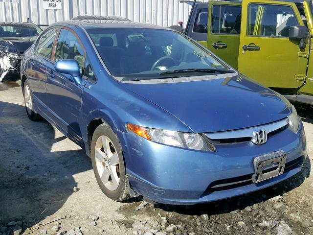 2HGFA16868H513370 - 2008 HONDA CIVIC EX BLUE photo 1