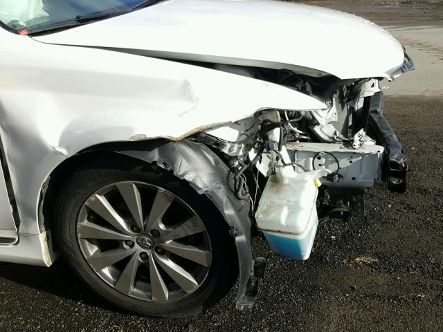 4T1BK3DB9BU404437 - 2011 TOYOTA AVALON BAS Blanc photo 9