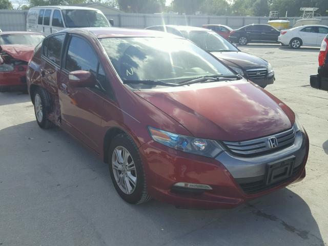 JHMZE2H77AS021969 - 2010 HONDA INSIGHT EX MAROON photo 1