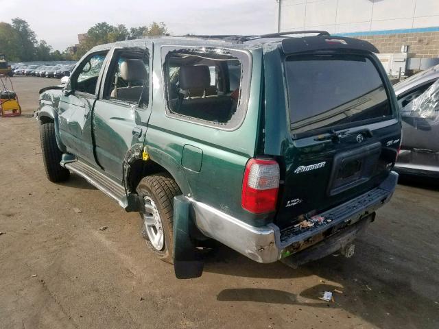 JT3HN86R9Y0278100 - 2000 TOYOTA 4RUNNER SR GREEN photo 3