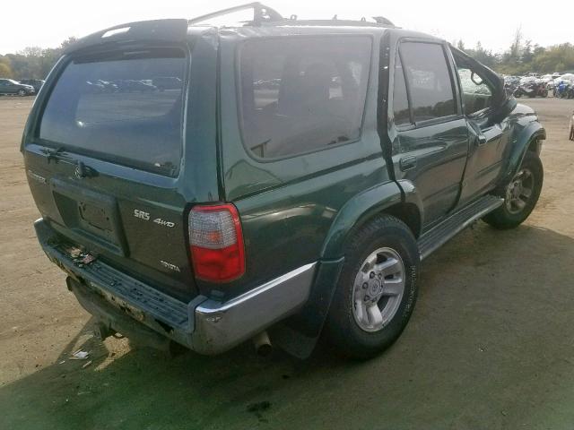 JT3HN86R9Y0278100 - 2000 TOYOTA 4RUNNER SR GREEN photo 4