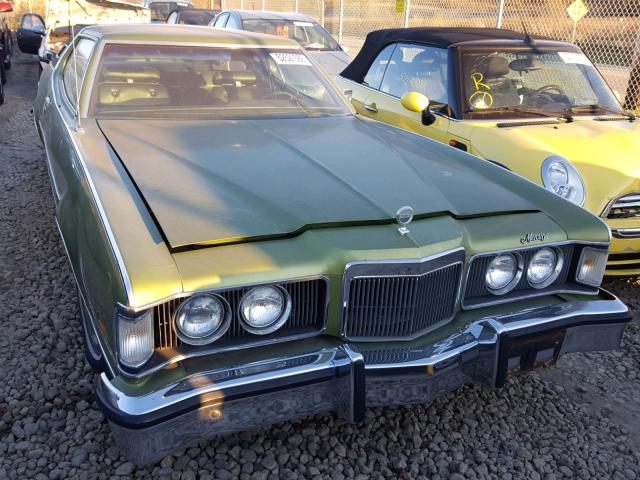 4A93H506675 - 1974 MERCURY SEDAN GREEN photo 1