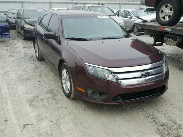 3FAHP0GA2CR361883 - 2012 FORD FUSION S PURPLE photo 1