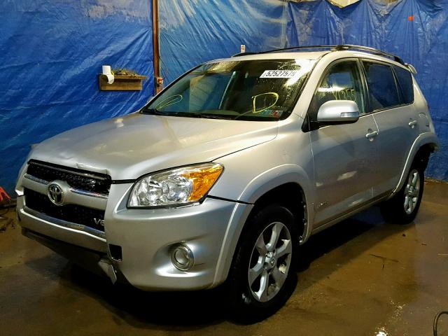 2T3DK4DV3BW058336 - 2011 TOYOTA RAV4 LIMIT SILVER photo 2