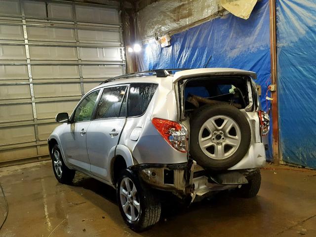 2T3DK4DV3BW058336 - 2011 TOYOTA RAV4 LIMIT SILVER photo 3