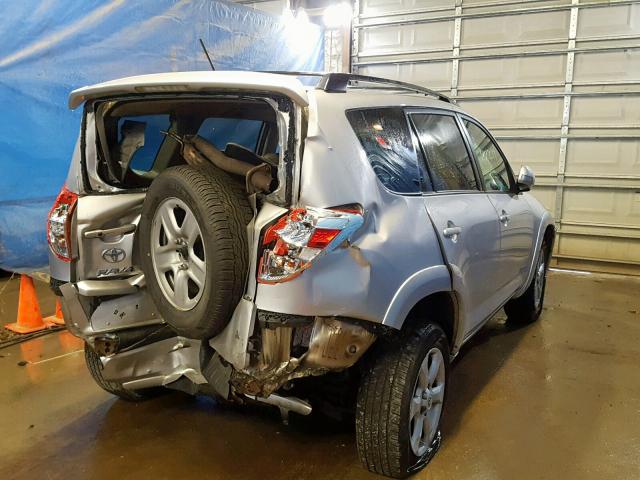 2T3DK4DV3BW058336 - 2011 TOYOTA RAV4 LIMIT SILVER photo 4