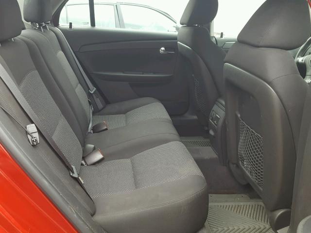 1G1ZC5E08CF338566 - 2012 CHEVROLET MALIBU 1LT RED photo 6