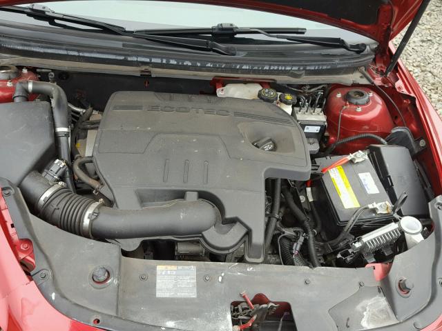 1G1ZC5E08CF338566 - 2012 CHEVROLET MALIBU 1LT RED photo 7
