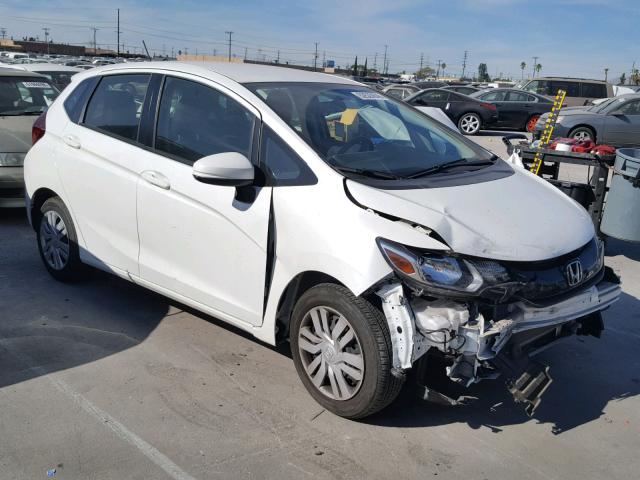 JHMGK5H59HS006125 - 2017 HONDA FIT LX WHITE photo 1