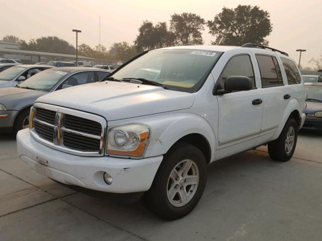 1D4HB58N65F547520 - 2005 DODGE DURANGO LI WHITE photo 2