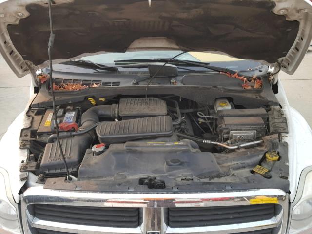 1D4HB58N65F547520 - 2005 DODGE DURANGO LI WHITE photo 7