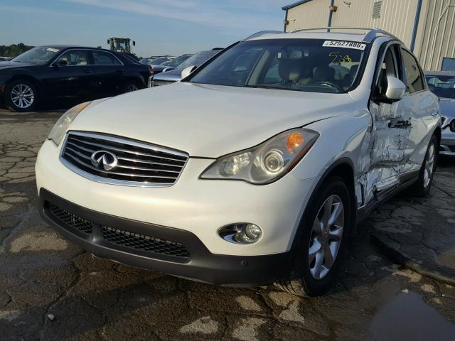 JNKAJ09F68M360286 - 2008 INFINITI EX35 BASE WHITE photo 2