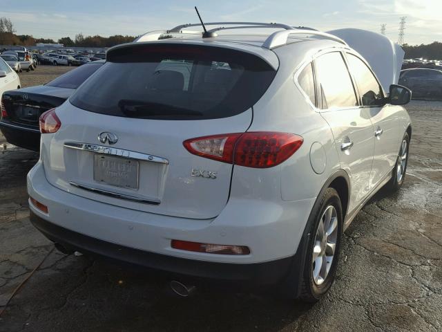 JNKAJ09F68M360286 - 2008 INFINITI EX35 BASE WHITE photo 4