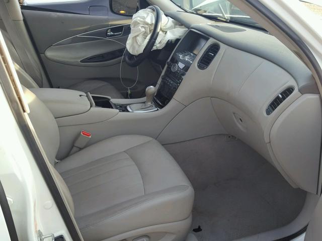 JNKAJ09F68M360286 - 2008 INFINITI EX35 BASE WHITE photo 5