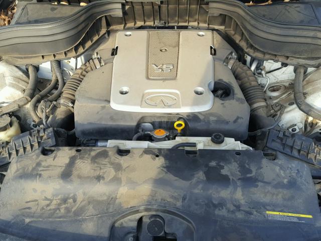 JNKAJ09F68M360286 - 2008 INFINITI EX35 BASE WHITE photo 7