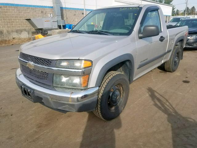 1GCDT148558205871 - 2005 CHEVROLET COLORADO GRAY photo 2