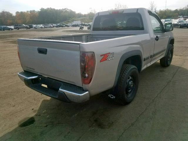 1GCDT148558205871 - 2005 CHEVROLET COLORADO GRAY photo 4