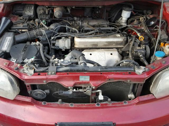 JHMRA1842SC012653 - 1995 HONDA ODYSSEY LX BURGUNDY photo 7