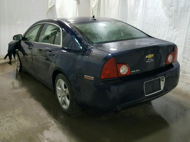 1G1ZG57B894185131 - 2009 CHEVROLET MALIBU LS 蓝色 照片 3