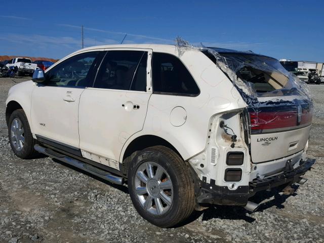 2LMDU68C57BJ32817 - 2007 LINCOLN MKX WHITE photo 3