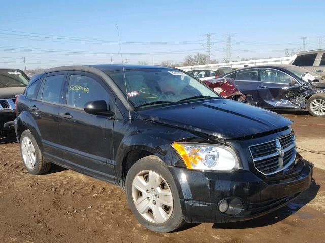 1B3HB48B07D260199 - 2007 DODGE CALIBER SX BLACK photo 1