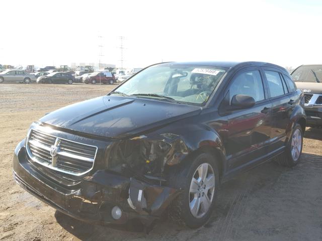 1B3HB48B07D260199 - 2007 DODGE CALIBER SX BLACK photo 2