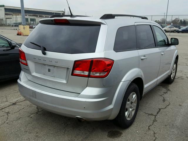 3D4PG4FBXBT508415 - 2011 DODGE JOURNEY EX SILVER photo 4